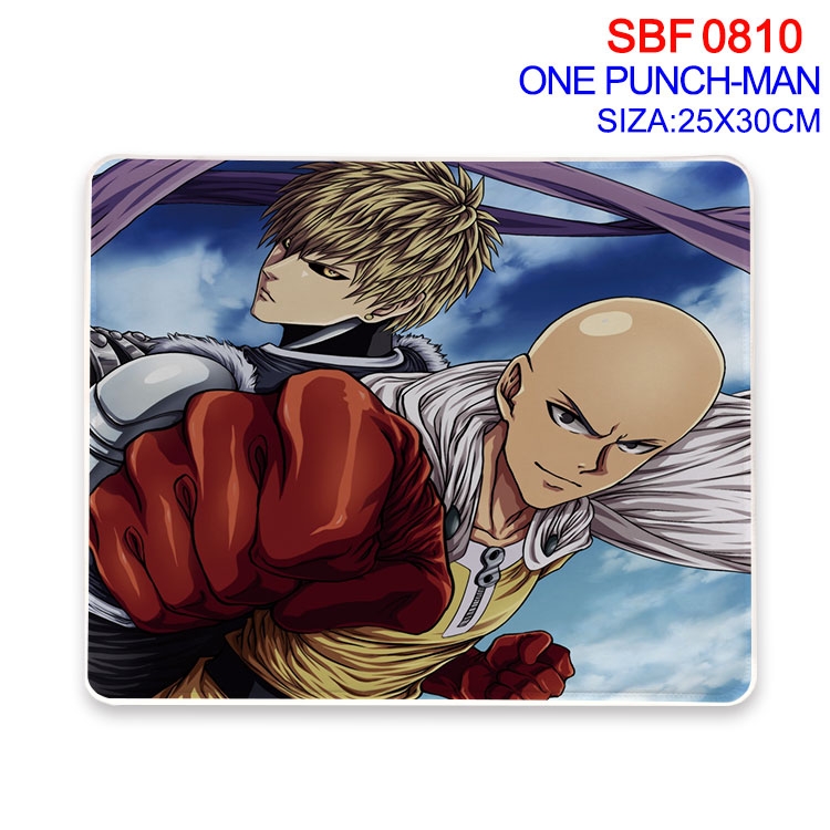 One Punch Man Anime peripheral edge lock mouse pad 25X30cm  SBF-810