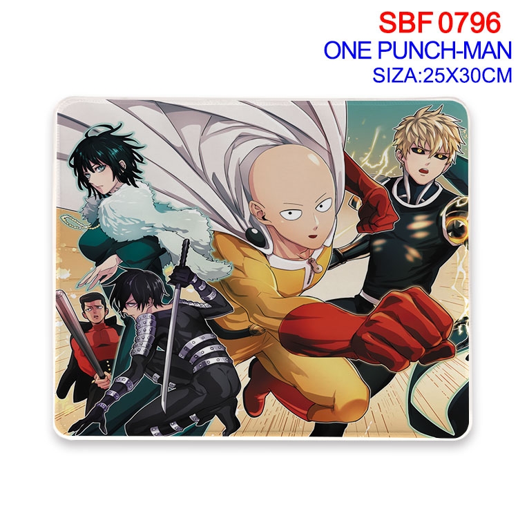 One Punch Man Anime peripheral edge lock mouse pad 25X30cm  SBF-796