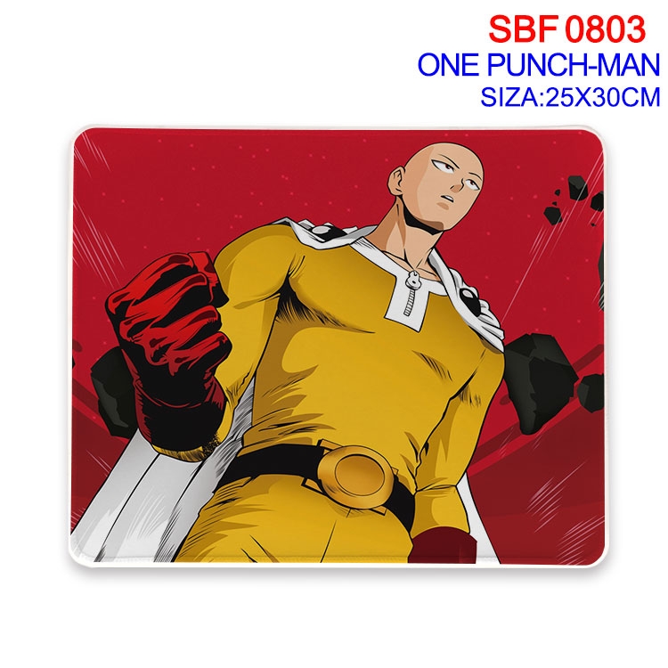 One Punch Man Anime peripheral edge lock mouse pad 25X30cm SBF-803