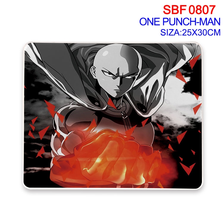 One Punch Man Anime peripheral edge lock mouse pad 25X30cm SBF-807