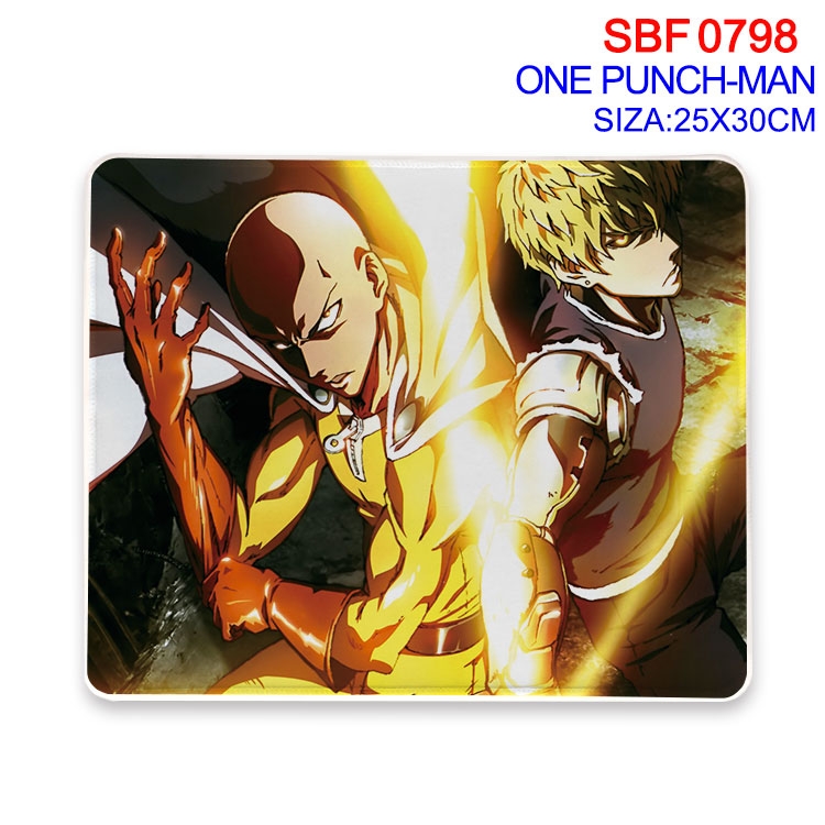 One Punch Man Anime peripheral edge lock mouse pad 25X30cm SBF-798