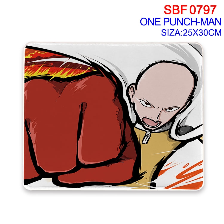 One Punch Man Anime peripheral edge lock mouse pad 25X30cm SBF-797