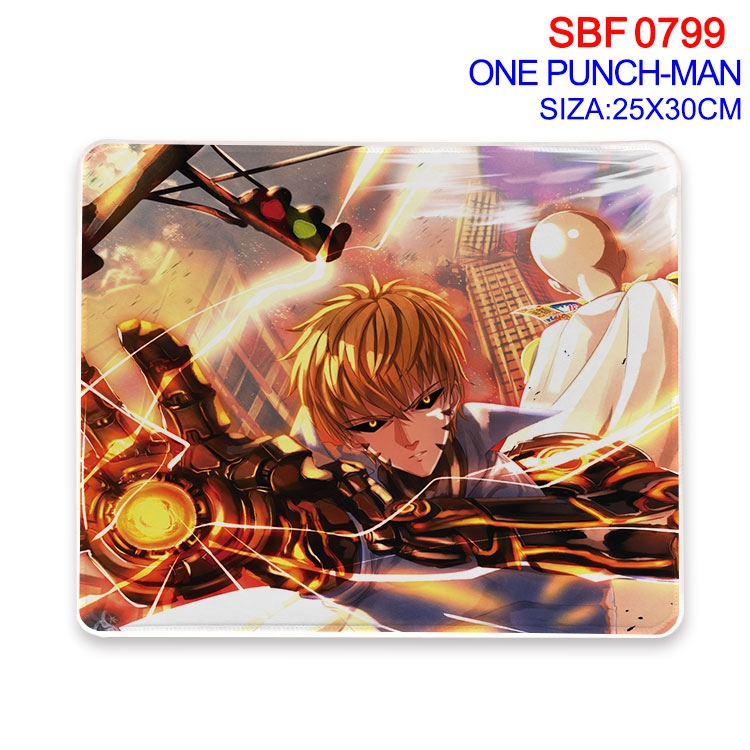 One Punch Man Anime peripheral edge lock mouse pad 25X30cm SBF-799