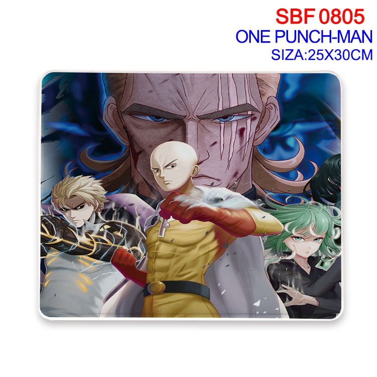 One Punch Man Anime peripheral edge lock mouse pad 25X30cm SBF-805