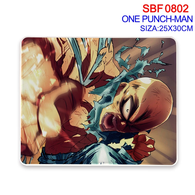 One Punch Man Anime peripheral edge lock mouse pad 25X30cm SBF-802