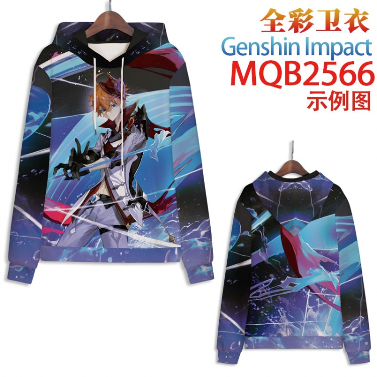 Genshin Impact Full color hooded sweatshirt without zipper pocket from XXS to 4XL MQB-2566