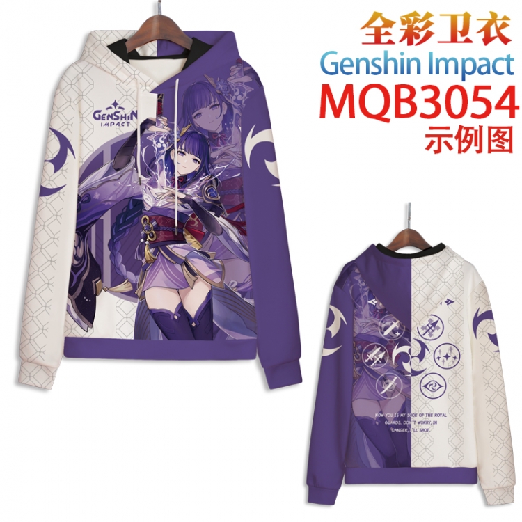 Genshin Impact Full color hooded sweatshirt without zipper pocket from XXS to 4XL MQB-3054