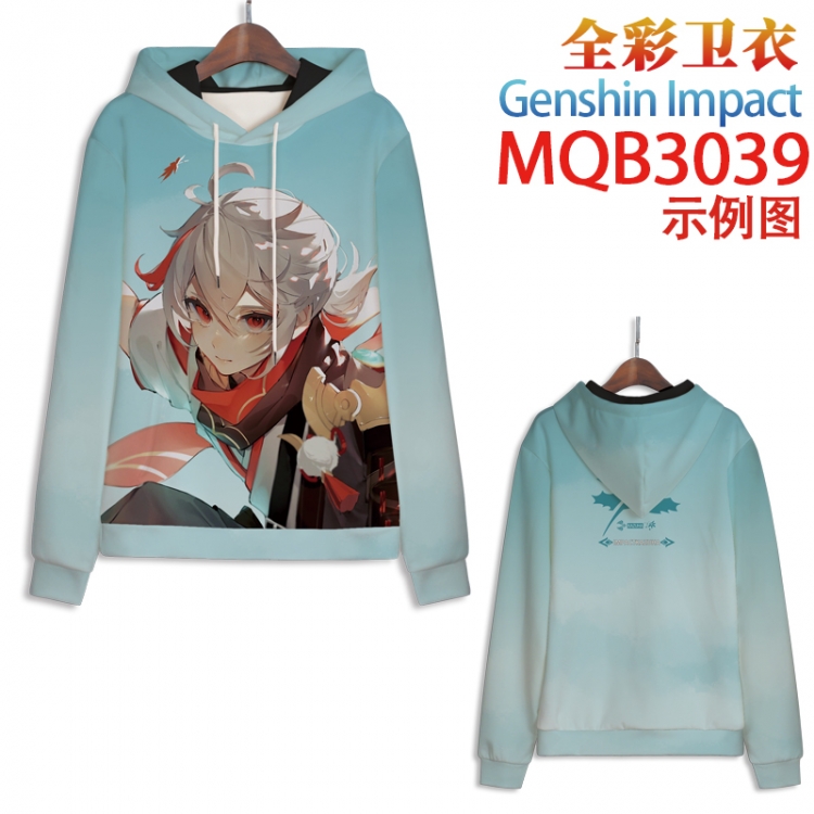 Genshin Impact Full color hooded sweatshirt without zipper pocket from XXS to 4XL MQB-3039