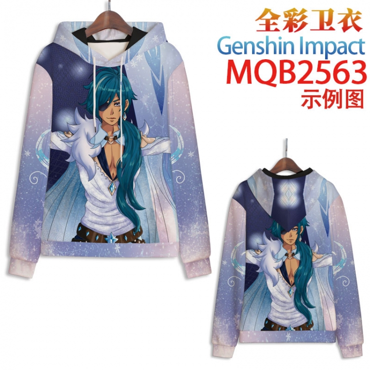 Genshin Impact Full color hooded sweatshirt without zipper pocket from XXS to 4XL MQB-2563