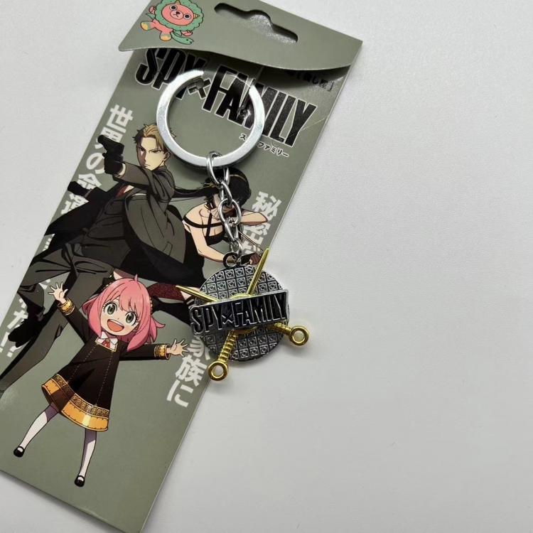 SPY×FAMILY Anime Peripheral Metal Rotating Keychain Pendant price for 5 pcs