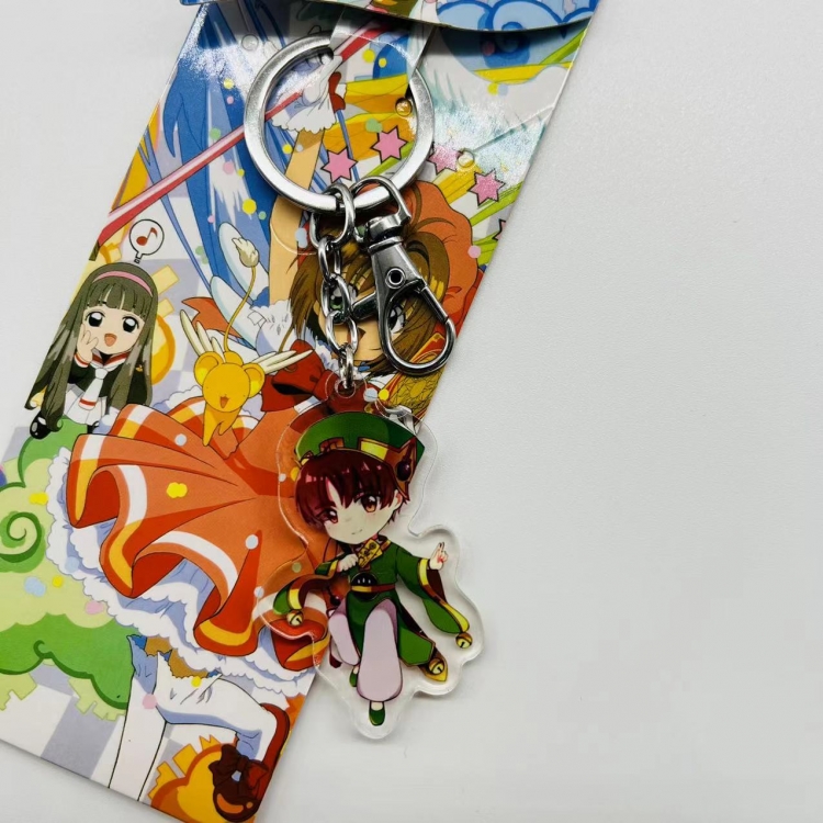 Card Captor Sakura Anime Peripheral Acrylic Keychain price for 5 pcs