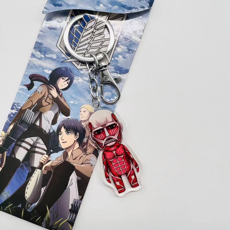 Shingeki no Kyojin Anime Peripheral Acrylic Keychain price for 5 pcs