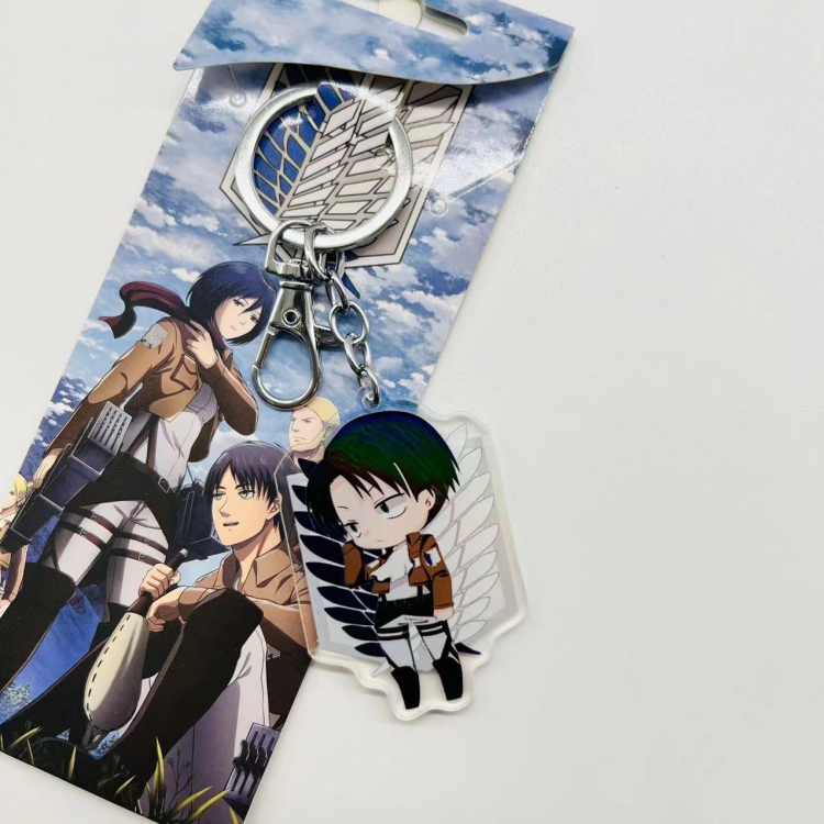 Shingeki no Kyojin Anime Peripheral Acrylic Keychain price for 5 pcs