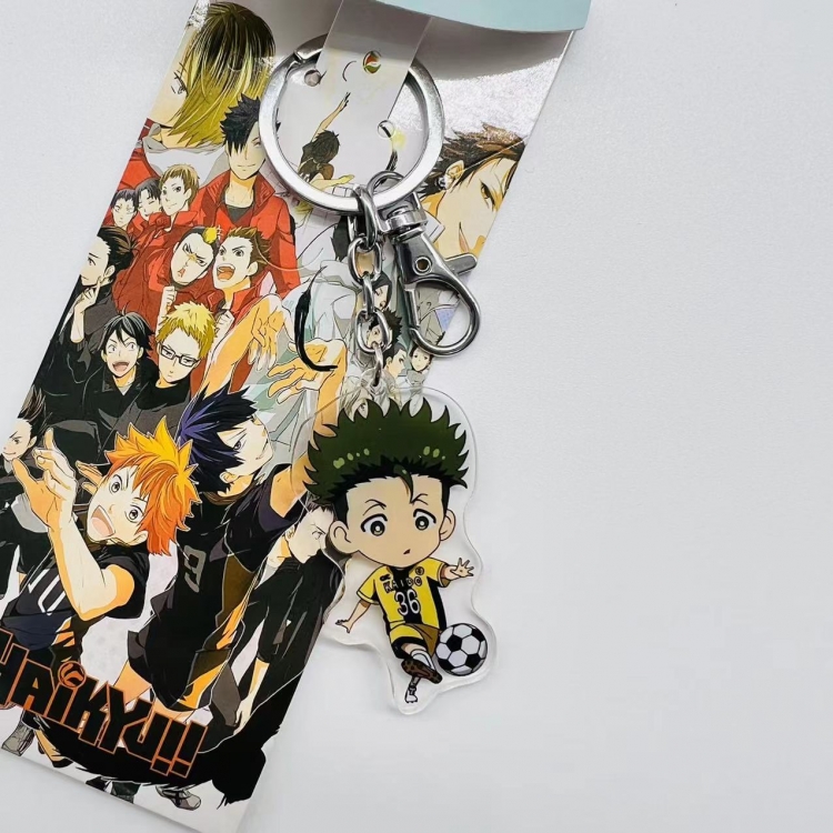 Haikyuu!! Anime Peripheral Acrylic Keychain price for 5 pcs