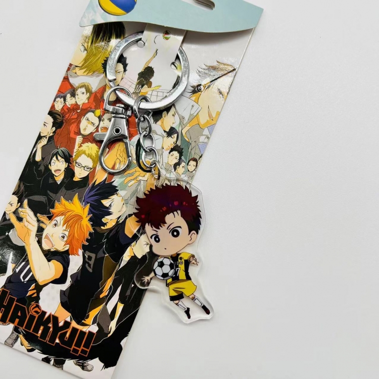 Haikyuu!! Anime Peripheral Acrylic Keychain price for 5 pcs