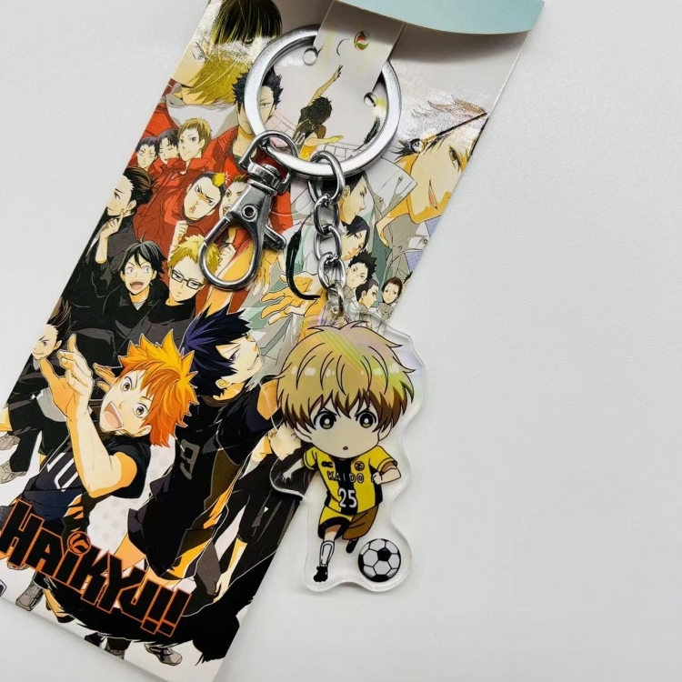 Haikyuu!! Anime Peripheral Acrylic Keychain price for 5 pcs