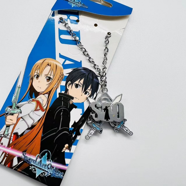 Sword Art Online Anime Peripheral Rotating Necklace Pendant Jewelry