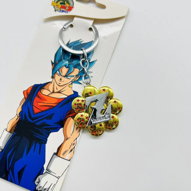 DRAGON BALL Anime Peripheral Metal Rotating Keychain Pendant price for 5 pcs