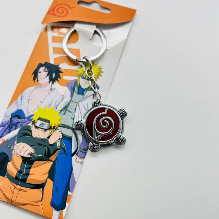 Naruto Anime Peripheral Metal Rotating Keychain Pendant price for 5 pcs