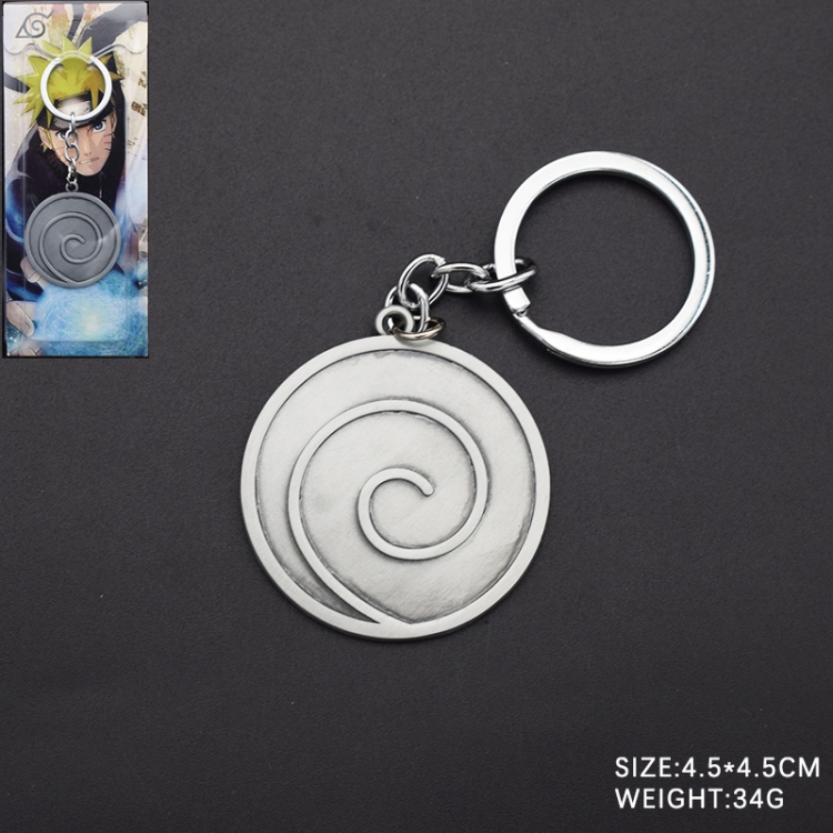 Naruto Anime peripheral swirl keychain pendant