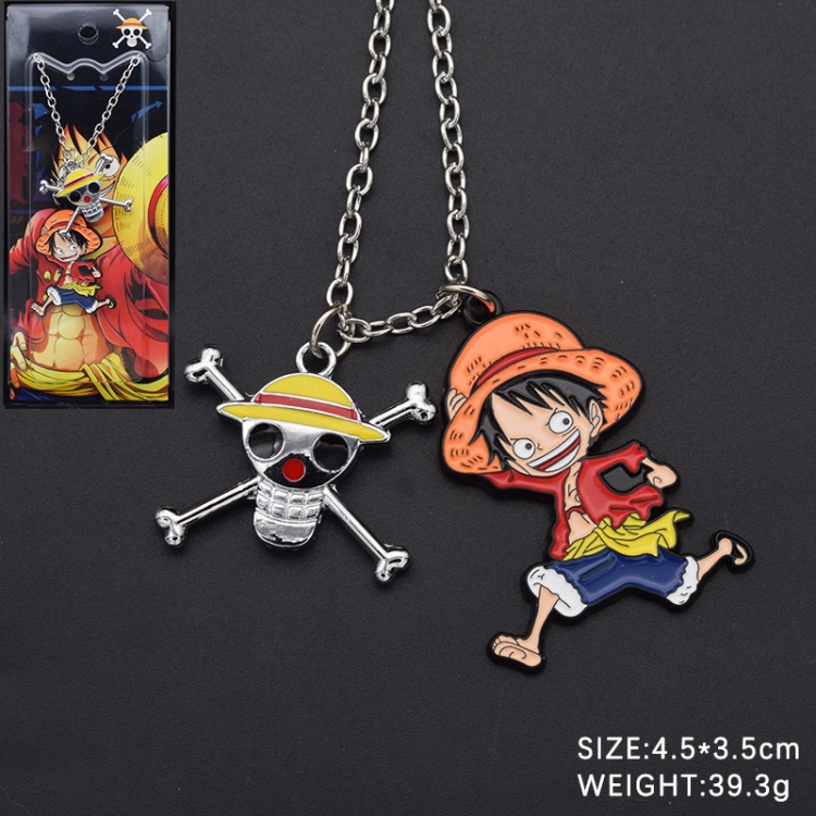 One Piece Anime Cartoon 2 Pendant Necklace Pendant