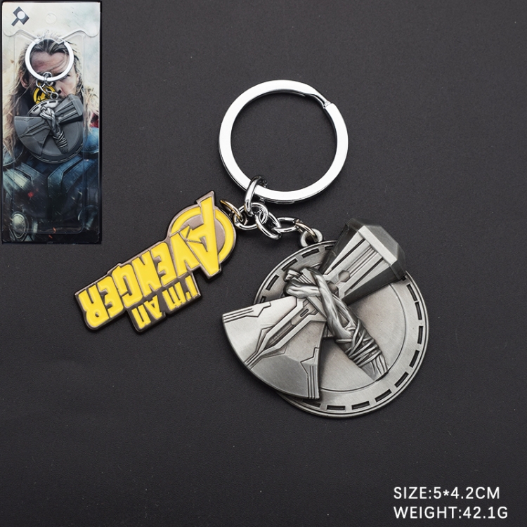 Thor Anime cartoon skewer keychain bag pendant