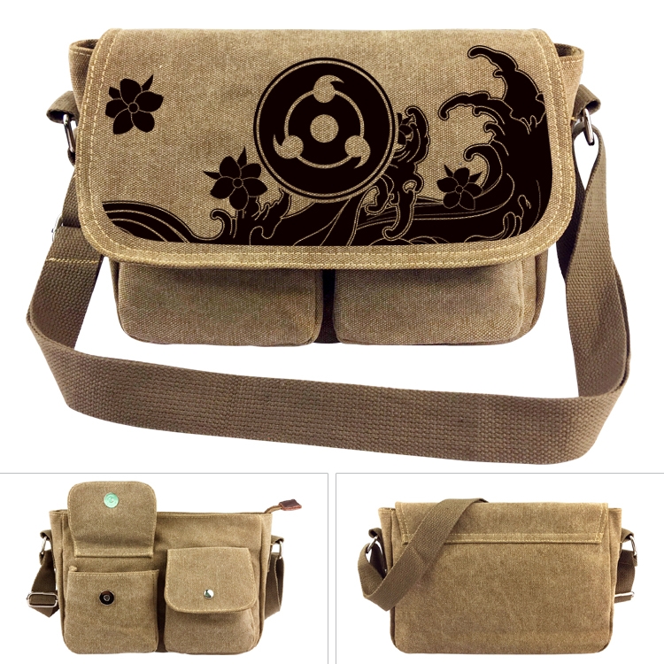 Naruto Anime peripheral canvas shoulder bag shoulder bag 7x28x20cm 