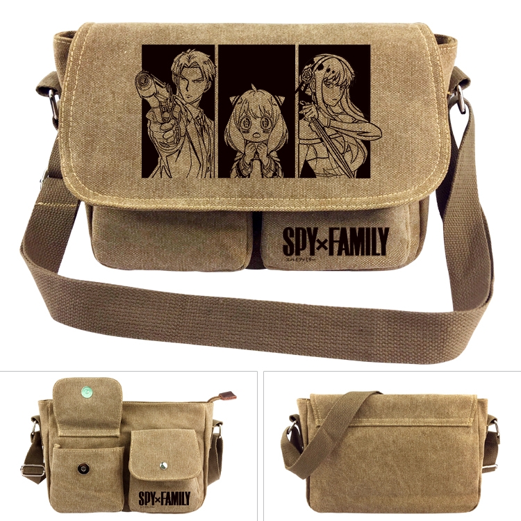 SPY×FAMILY Anime peripheral canvas shoulder bag shoulder bag 7x28x20cm 