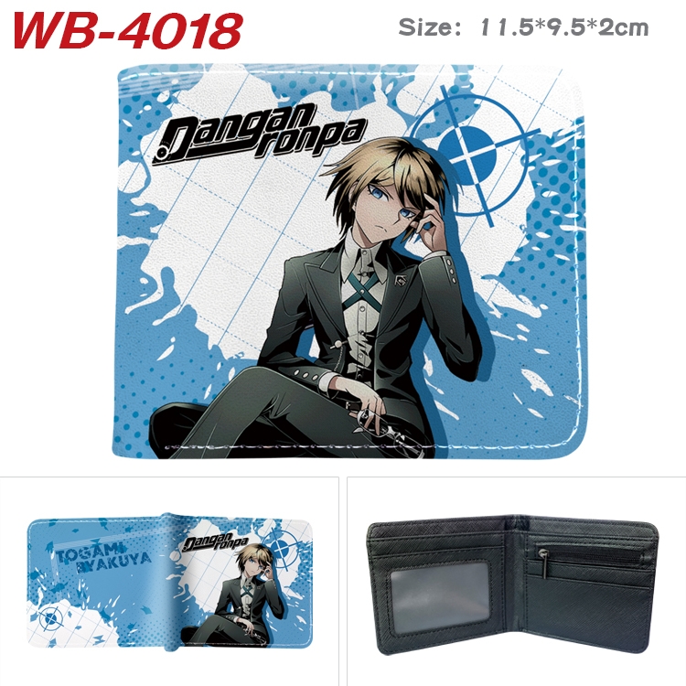 Dangan-Ronpa Anime color book two-fold leather wallet 11.5X9.5X2CM WB-4018A