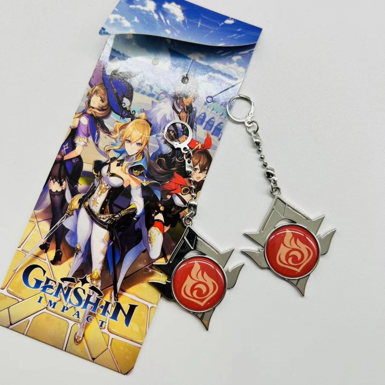 Genshin Impact Game peripheral earring pendant jewelry 519