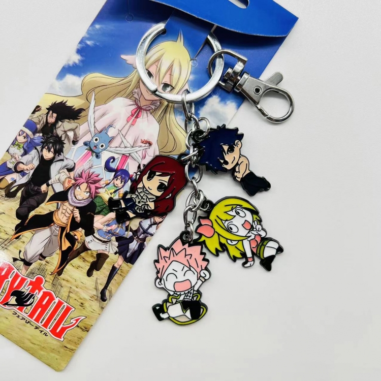 Fairy tail anime cartoon keychain bag pendant   711