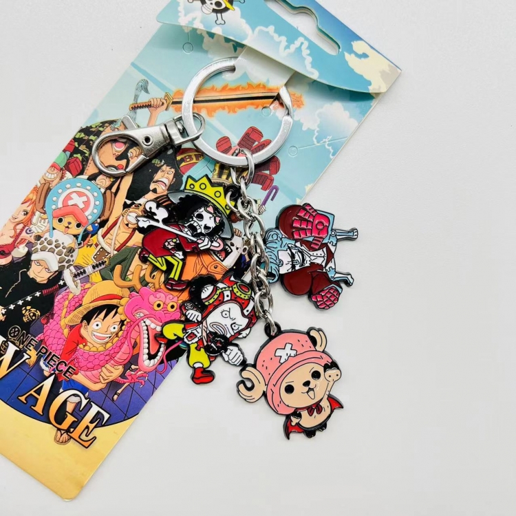 One Piece anime cartoon keychain bag pendant  654