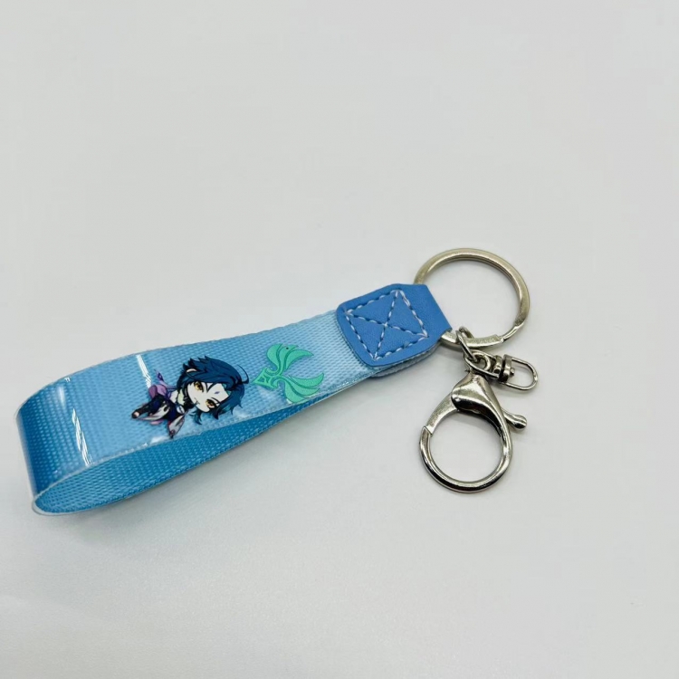 Genshin Impact Anime peripheral colorful lanyard keychain Blister cardboard packaging 732  price for 5 pcs