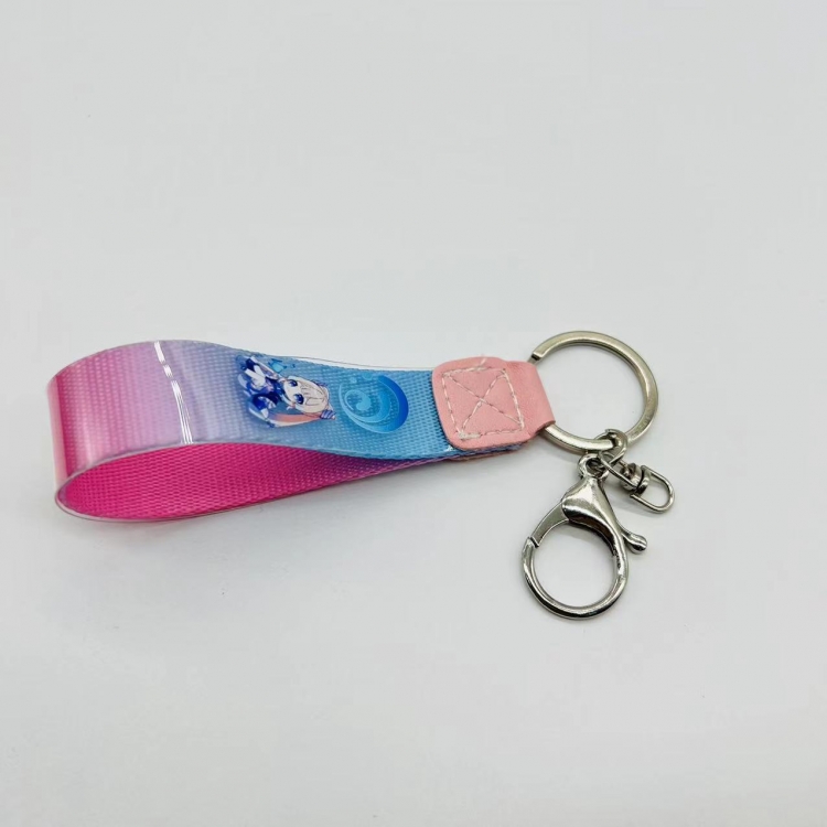 Genshin Impact Anime peripheral colorful lanyard keychain Blister cardboard packaging 759 price for 5 pcs