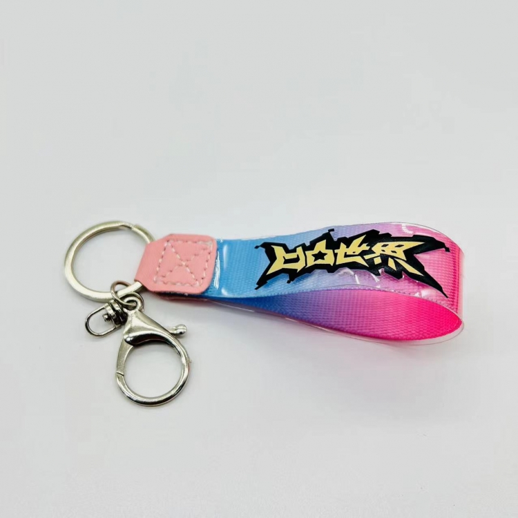 AOTU Anime peripheral colorful lanyard keychain Blister cardboard packaging  959 price for 5 pcs