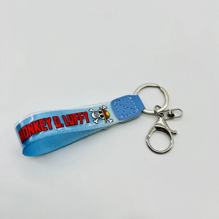 One Piece Anime peripheral colorful lanyard keychain Blister cardboard packaging 712 price for 5 pcs