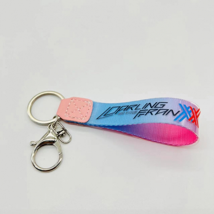 DARLING in the FRANX Anime peripheral colorful lanyard keychain price for 5 pcs