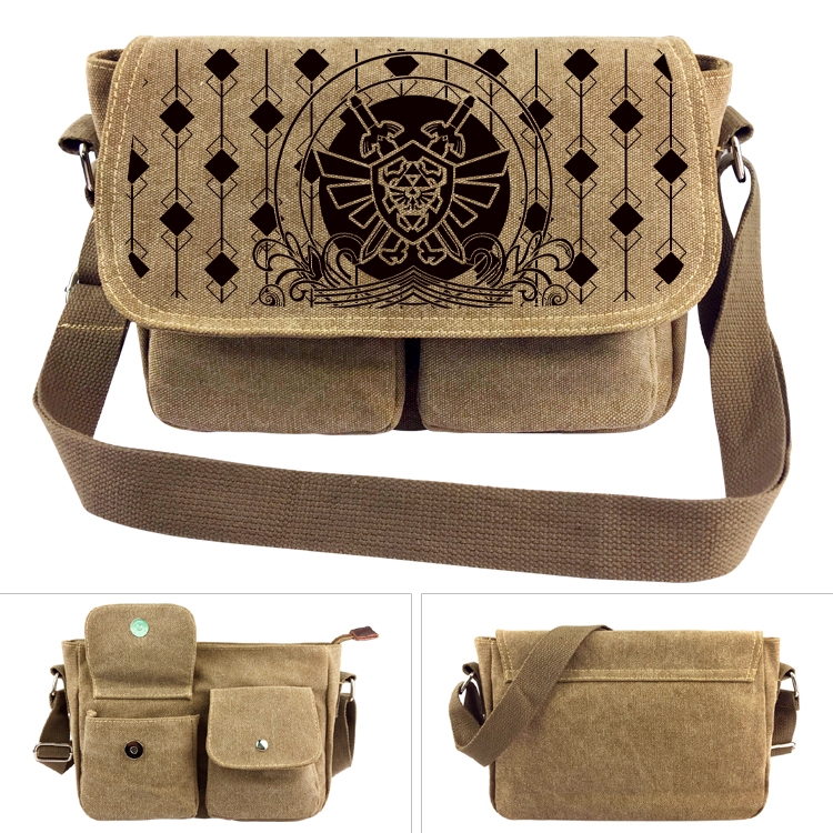 The Legend of Zelda Anime peripheral canvas shoulder bag shoulder bag 7x28x20cm 