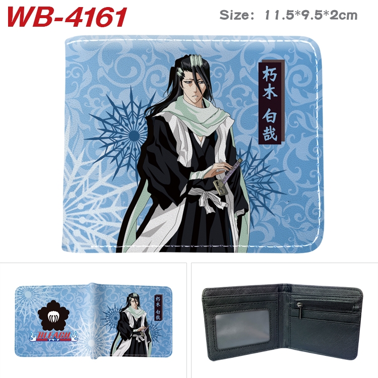 Bleach Full color pu leather half fold short wallet wallet 11.5X9.5X2CM WB-4161A