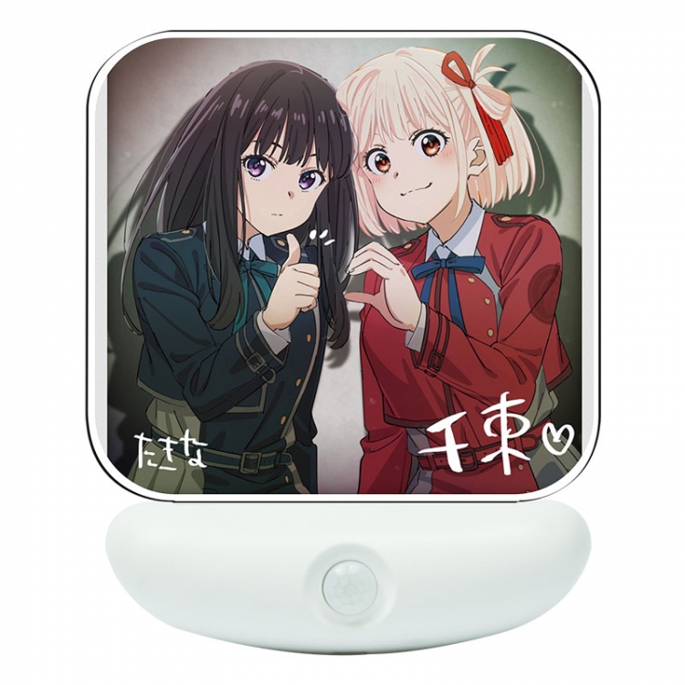 Lycoris Recoil Anime Charging Induction Night Light Box Set 12X8cm