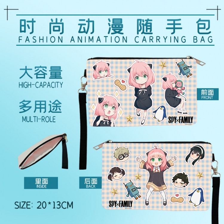 SPY×FAMILY Fashion Anime Large Capacity Handbag 20x13cm