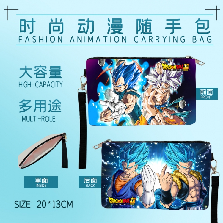 DRAGON BALL Fashion Anime Large-capacity Handbag Painting Cosmetic Bag Pencil Case 20x13cm