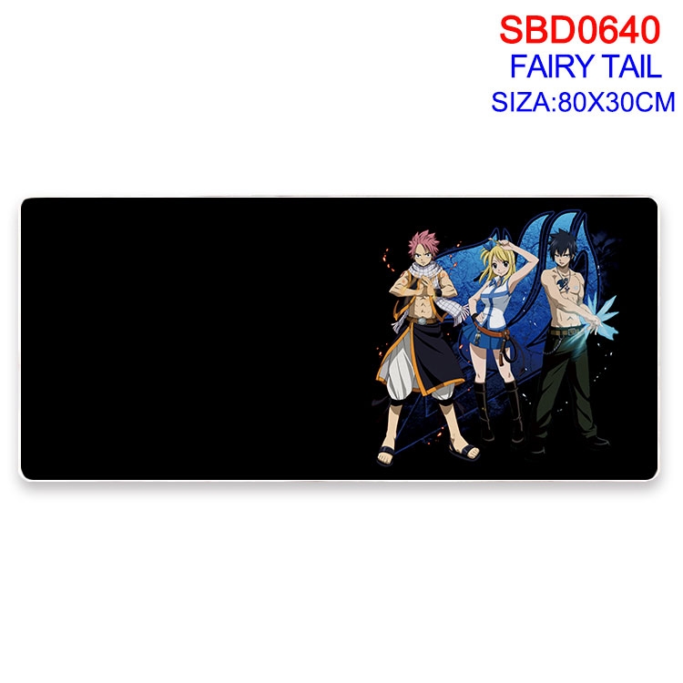 Fairy tail Anime peripheral edge lock mouse pad 80X30cm SBD-640