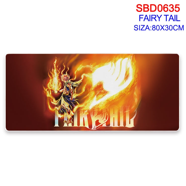 Fairy tail Anime peripheral edge lock mouse pad 80X30cm  SBD-635