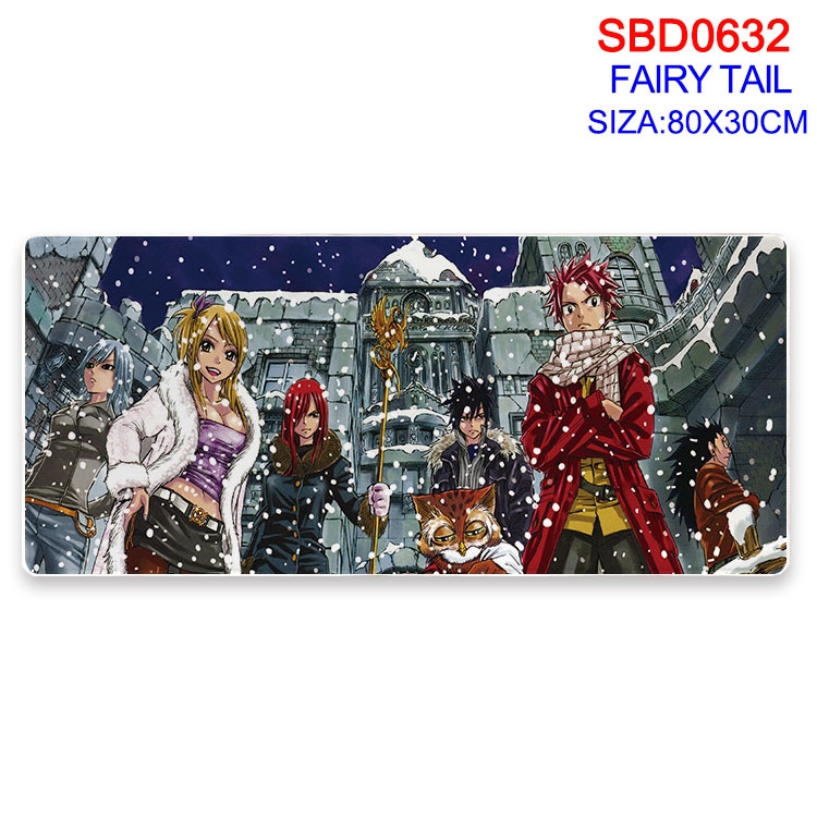Fairy tail Anime peripheral edge lock mouse pad 80X30cm SBD-632