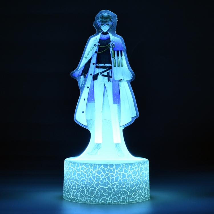 luxiem Ike-Eveland Acrylic Night Light 16 Color-changing USB Interface Box Set 19X7X4CM white base