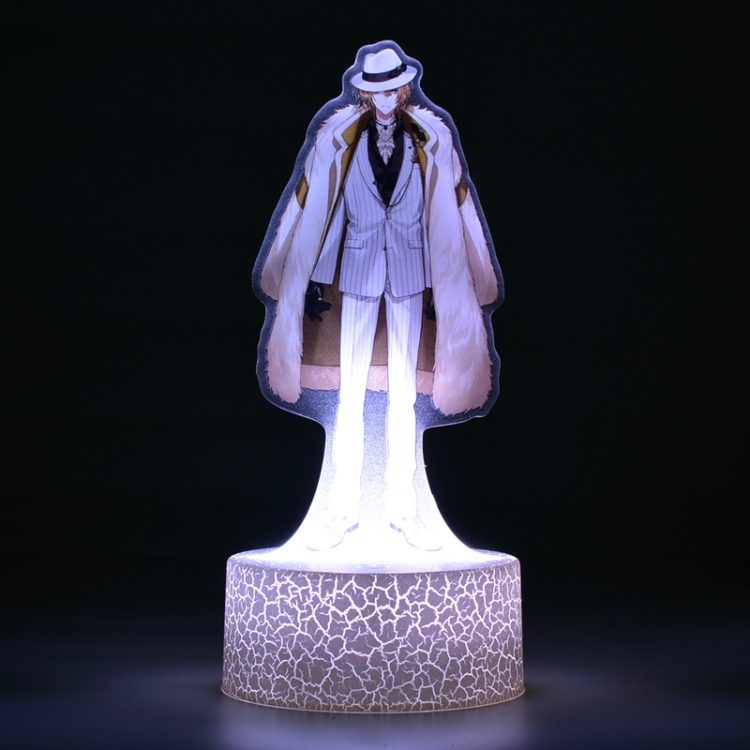 luxiem Luca-Kaneshiro  Acrylic Night Light 16 Color-changing USB Interface Box Set 19X7X4CM white base