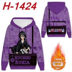 Bleach anime thickened hooded ...