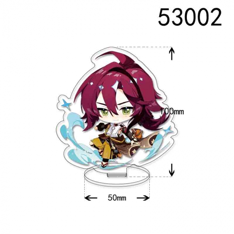Genshin Impact Anime character acrylic Standing Plates  Keychain 10cm 53002