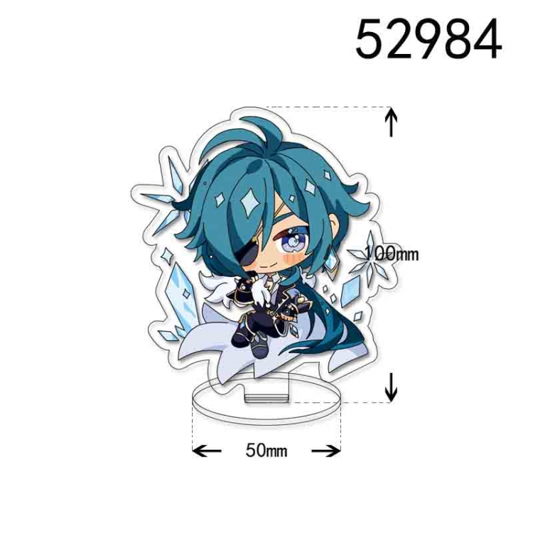 Genshin Impact Anime character acrylic Standing Plates  Keychain 10cm 52984